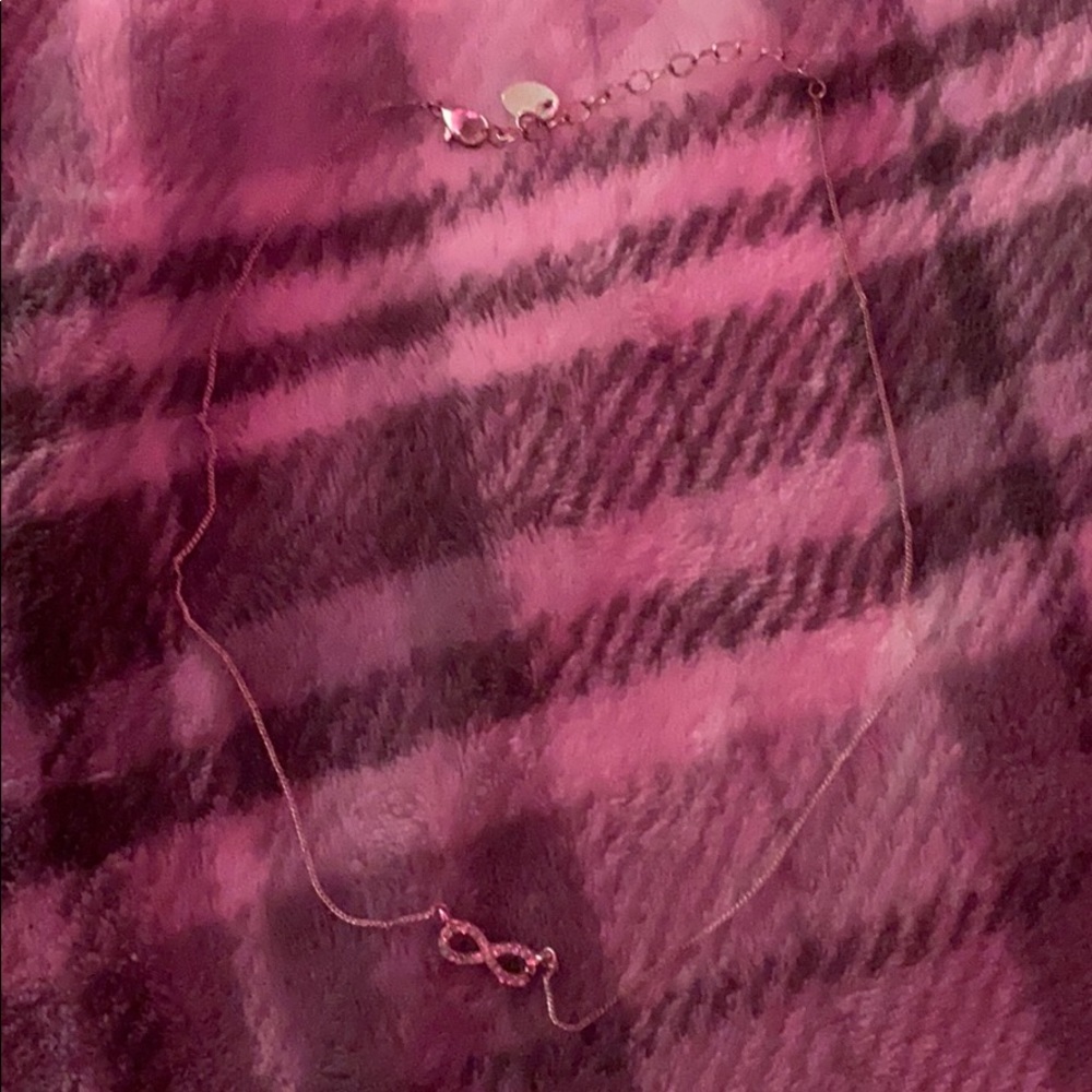 Women’s or Youth diamond infinity necklace